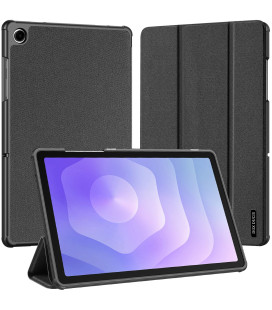 Juodas atverčiamas dėklas Samsung Galaxy Tab A9 Plus / A11 Plus 11.0 planšetei "Dux Ducis Domo"