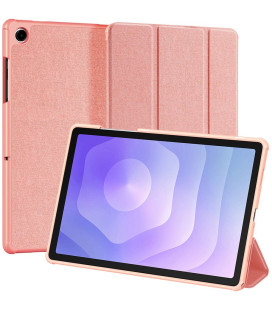 Rožinis atverčiamas dėklas Samsung Galaxy Tab A9 Plus / A11 Plus 11.0 planšetei "Dux Ducis Domo"