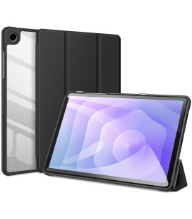 Juodas atverčiamas dėklas Samsung Galaxy Tab A9 Plus / A11 Plus 11.0 planšetei "Dux Ducis Toby"