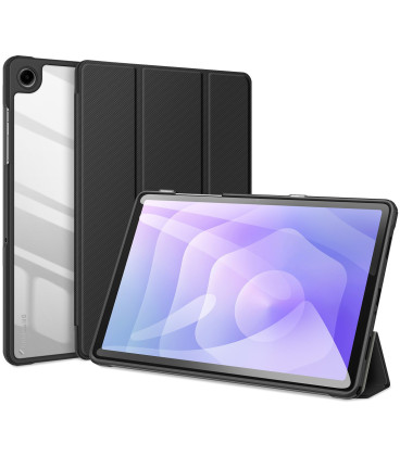 Juodas atverčiamas dėklas Samsung Galaxy Tab A9 Plus / A11 Plus 11.0 planšetei "Dux Ducis Toby"