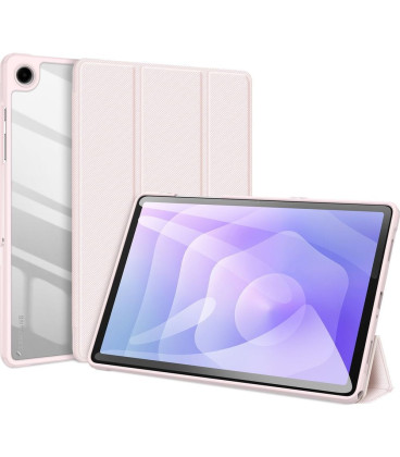 Rožinis atverčiamas dėklas Samsung Galaxy Tab A9 Plus / A11 Plus 11.0 planšetei "Dux Ducis Toby"