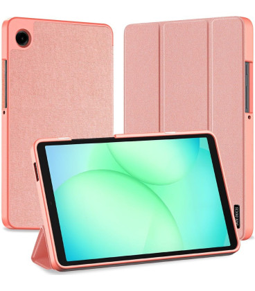Rožinis atverčiamas dėklas Samsung Galaxy Tab A9 / A11 8.7 planšetei "Dux Ducis Domo"