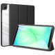 Juodas atverčiamas dėklas Samsung Galaxy Tab A11 8.7 planšetei "Dux Ducis Toby"