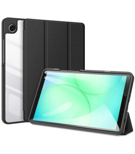 Juodas atverčiamas dėklas Samsung Galaxy Tab A11 8.7 planšetei "Dux Ducis Toby"
