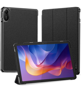 Juodas atverčiamas dėklas Xiaomi Redmi Pad 2 11.0 planšetei "Dux Ducis Domo"