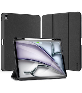 Juodas atverčiamas dėklas Apple iPad Air 13 1 / 2 / 2024-2025 planšetei "Dux Ducis Domo"