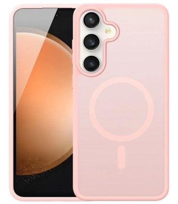 Rožinis dėklas Samsung Galaxy S25 FE telefonui "Dux Ducis Yind"