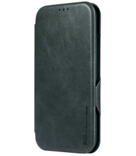 Žalias dėklas Samsung Galaxy A12 / M12 telefonui "HDD Classic Wallet Case"