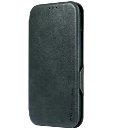 Žalias dėklas Samsung Galaxy A12 / M12 telefonui "HDD Classic Wallet Case"