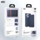 Juodas atverčiamas dėklas Samsung Galaxy A17 / A18 4G / 5G telefonui "HDD Magnetic Wallet Case"