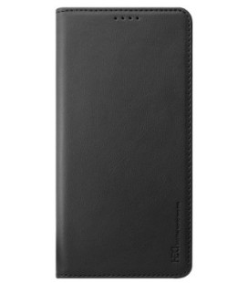 Juodas atverčiamas dėklas Samsung Galaxy A17 / A18 4G / 5G telefonui "HDD Magnetic Wallet Case"