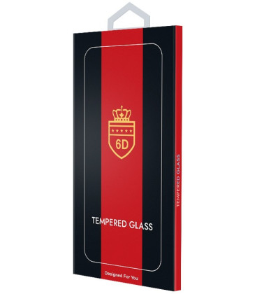 Juodas LCD apsauginis stikliukas Xiaomi Redmi 15 4G / 5G "6D"