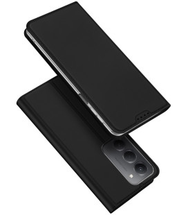 Juodas atverčiamas dėklas Xiaomi Redmi 15 4G telefonui "Dux Ducis Skin Pro"