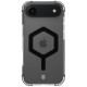 Skaidrus / juodas dėklas Apple iPhone Air telefonui "Tactical MagForce Hexagon Cover"