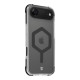 Skaidrus / juodas dėklas Apple iPhone Air telefonui "Tactical MagForce Hexagon Cover"