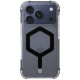 Skaidrus / juodas dėklas Apple iPhone 17 Pro telefonui "Tactical MagForce Hexagon Cover"