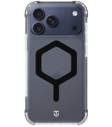 Skaidrus / juodas dėklas Apple iPhone 17 Pro Max telefonui "Tactical MagForce Hexagon Cover"