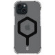 Skaidrus / juodas dėklas Apple iPhone 15 telefonui "Tactical MagForce Hexagon Cover"
