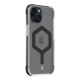 Skaidrus / juodas dėklas Apple iPhone 15 telefonui "Tactical MagForce Hexagon Cover"