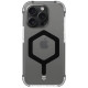 Skaidrus / juodas dėklas Apple iPhone 15 Pro telefonui "Tactical MagForce Hexagon Cover"