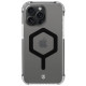 Skaidrus / juodas dėklas Apple iPhone 15 Pro Max telefonui "Tactical MagForce Hexagon Cover"