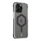 Skaidrus / juodas dėklas Apple iPhone 15 Pro Max telefonui "Tactical MagForce Hexagon Cover"