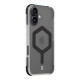 Skaidrus / juodas dėklas Apple iPhone 16 telefonui "Tactical MagForce Hexagon Cover"
