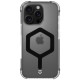 Skaidrus / juodas dėklas Apple iPhone 16 Pro telefonui "Tactical MagForce Hexagon Cover"
