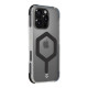 Skaidrus / juodas dėklas Apple iPhone 16 Pro telefonui "Tactical MagForce Hexagon Cover"