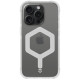 Skaidrus / baltas dėklas Apple iPhone 15 Pro telefonui "Tactical MagForce Hexagon Cover"