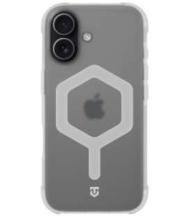 Skaidrus / baltas dėklas Apple iPhone 17 telefonui "Tactical MagForce Hexagon Cover"
