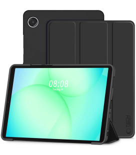 Juodas atverčiamas dėklas Samsung Galaxy Tab A9 Plus / A11 Plus 11.0 planšetei "Tech-Protect Smartcase"