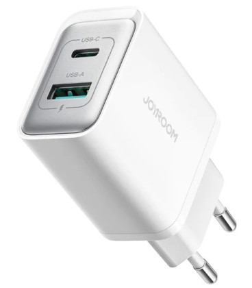 Baltas 30W 1xUSB-A + 1xUSB-C pakrovėjas "Joyroom JR-TCF15"