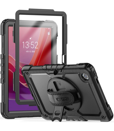 Juodas dėklas Lenovo Tab M11 / K11E 11.0 TB-330 planšetei "Tech-Protect Solid360"