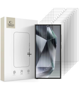 Apsauginiai grūdinti stiklai Samsung Galaxy S24 Ultra telefonui "Tech-Protect Bundle 10-Pack"