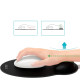 Juodas 25x22.5cm kilimėlis "Tech-Protect A200 Mouse Pad With Gel Wrist Rest"