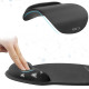 Juodas 25x22.5cm kilimėlis "Tech-Protect A200 Mouse Pad With Gel Wrist Rest"