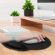 Juodas 25x22.5cm kilimėlis "Tech-Protect A200 Mouse Pad With Gel Wrist Rest"