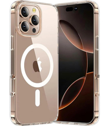 Skaidrus dėklas Apple iPhone 16 Pro Max telefonui "TP Flex Magsafe"