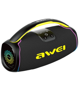 Juoda Bluetooth nešiojama garso kolonėlė 60W "Awei KA16"