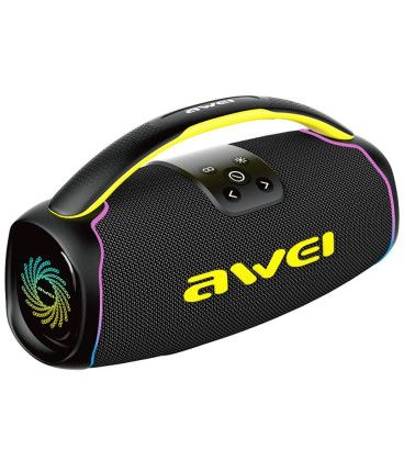 Juoda Bluetooth nešiojama garso kolonėlė 60W "Awei KA16"