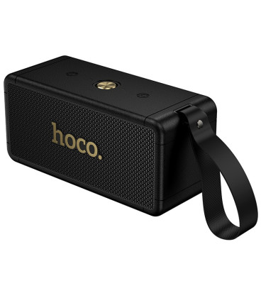 Juoda Bluetooth nešiojama garso kolonėlė 2x20W "Hoco HT1 Max"