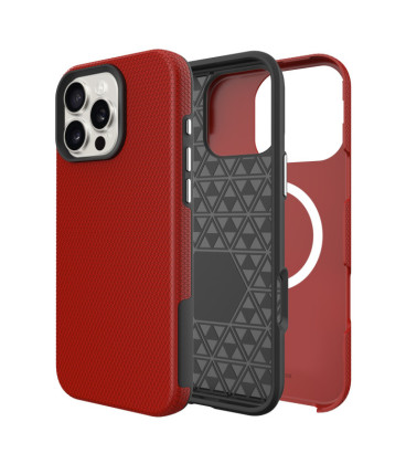 Dėklas Perfectionists Triangle Mag Case Apple iPhone 17 Pro Max raudonas