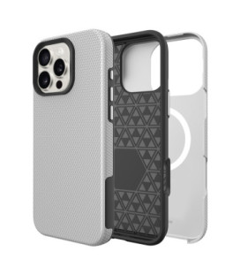 Dėklas Perfectionists Triangle Mag Case Apple iPhone 17 sidabrinis