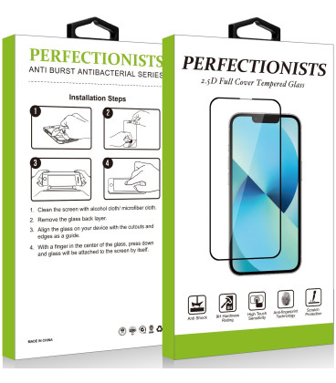 Juodas LCD apsauginis stikliukas Samsung Galaxy A16 4G / 5G / A17 4G / 5G telefonui "2.5D Perfectionists"
