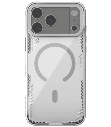 Pilkas dėklas Apple iPhone 17 Pro Max telefonui "Nillkin Iceblade Prop Magnetic Cover"