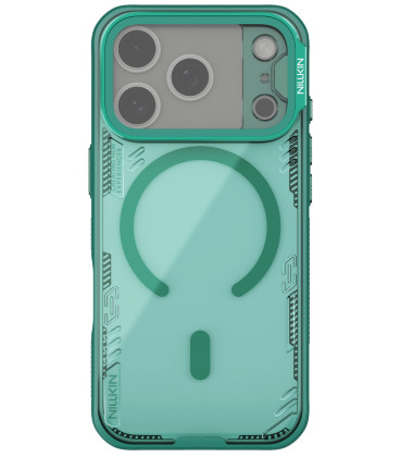 Žalias dėklas Apple iPhone 17 Pro telefonui "Nillkin Iceblade Prop Magnetic Cover"