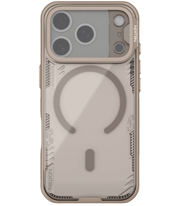 Rudas dėklas Apple iPhone 17 Pro telefonui "Nillkin Iceblade Prop Magnetic Cover"