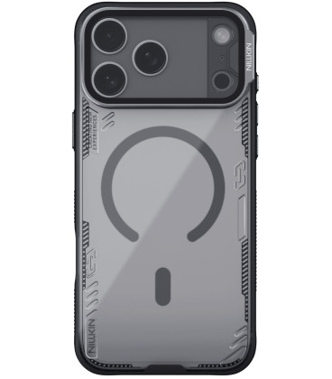 Juodas dėklas Apple iPhone 17 Pro Max / 18 Pro Max telefonui "Nillkin Iceblade Prop Magnetic Cover"