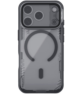 Juodas dėklas Apple iPhone 17 Pro telefonui "Nillkin Iceblade Prop Magnetic Cover"